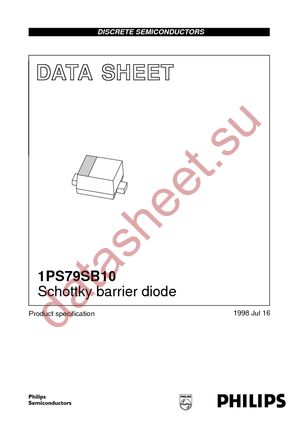 1PS79SB10 T/R datasheet  